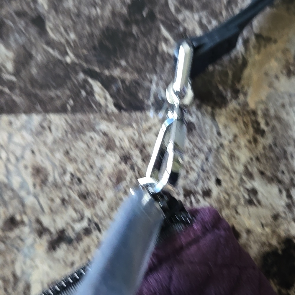 Vera Bradley Iconic Pouch Wristlet -Blackberry Wine - Picture 7 of 8